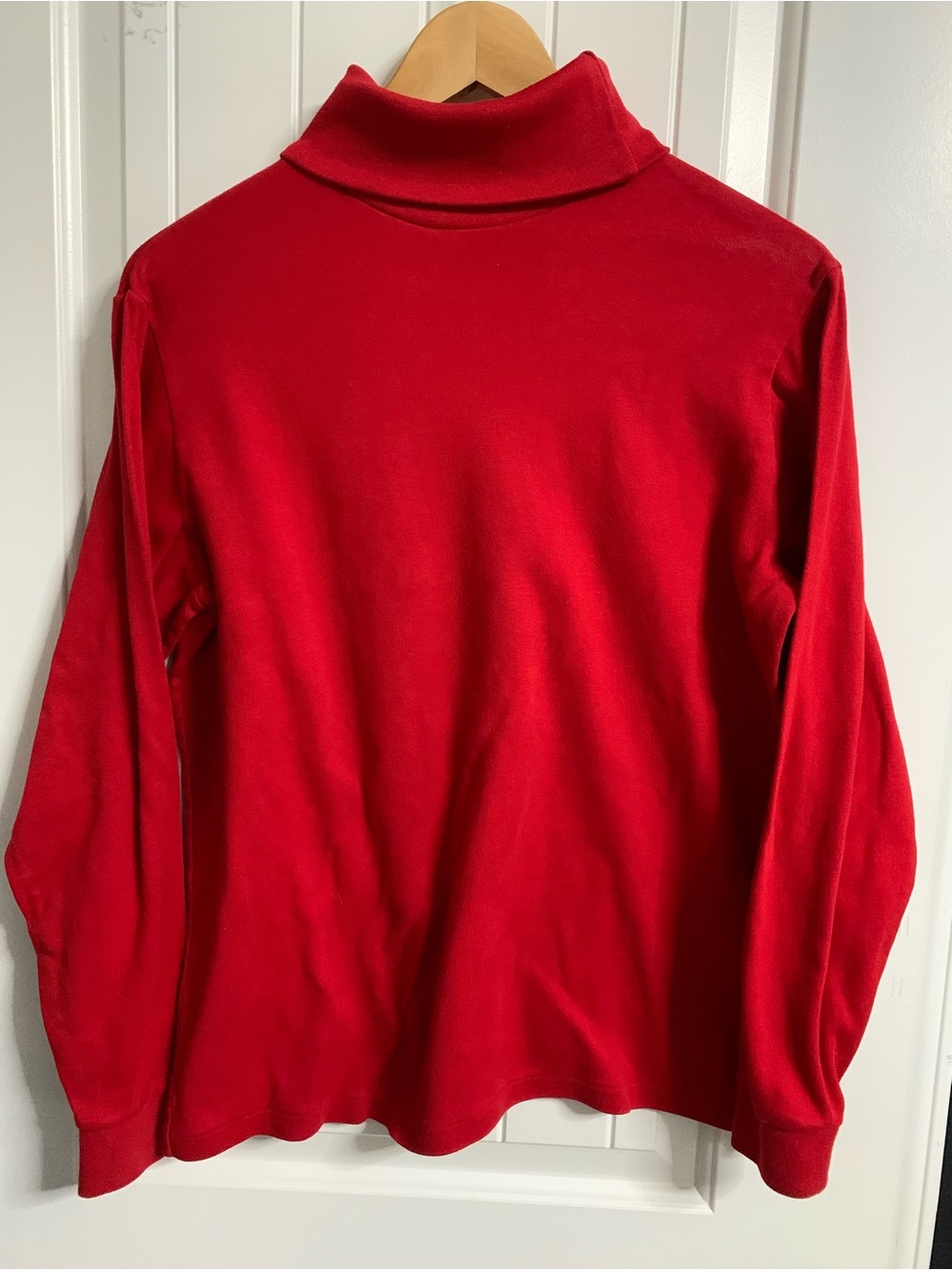 Vintage Medalist Made in USA Red Turtleneck Top Size Womens L
